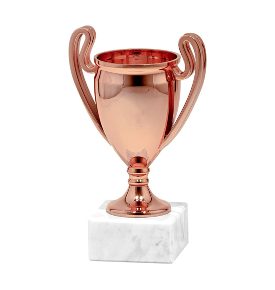 9576/C puchar brązowy - brown 16cm /6/