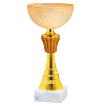 26256/A puchar 29cm - CRYSTAL gold /cz.14/