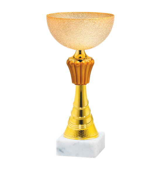 26256/A puchar 29cm - CRYSTAL gold /cz.14/