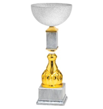 26250/B puchar 38cm -  CRYSTAL silver/cz.16/