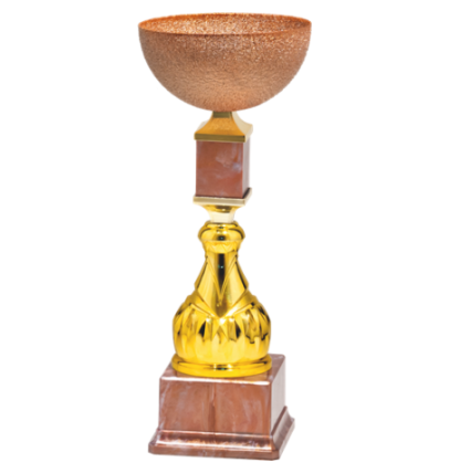 26250/C puchar 36cm - CRYSTAL bronze/cz.14/