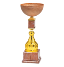 26250/C puchar 36cm - CRYSTAL bronze/cz.14/