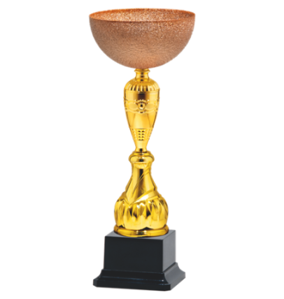 26252/C puchar 41cm - CRYSTAL bronze /cz.14/