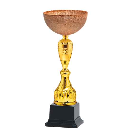 26252/C puchar 41cm - CRYSTAL bronze /cz.14/
