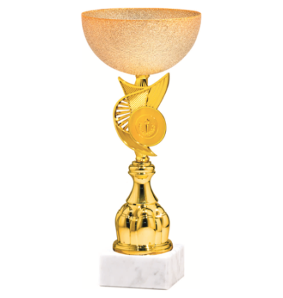 26254/A puchar 32cm - CRYSTAL gold /cz.14/