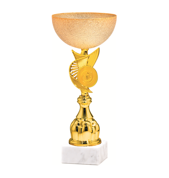 26254/A puchar 32cm - CRYSTAL gold /cz.14/