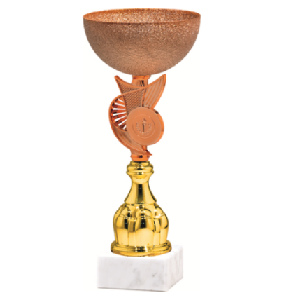 26254/C puchar 32cm - CRYSTAL bronze /cz.14/