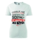 koszulka damska z napisem