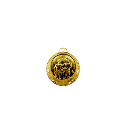 IL104 Medal 40mm złoto bieg