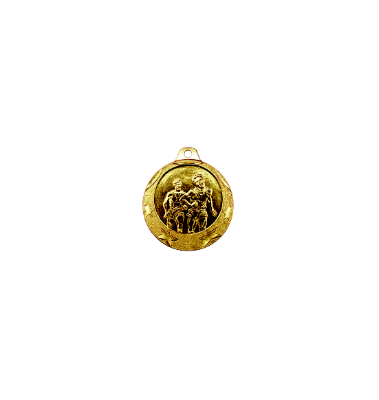 IL104 Medal 40mm złoto bieg
