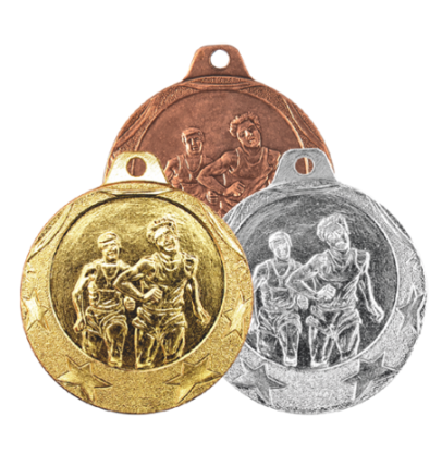 IL104 Medal 40mm złoto bieg