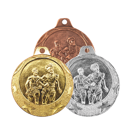 IL104 Medal 40mm złoto bieg
