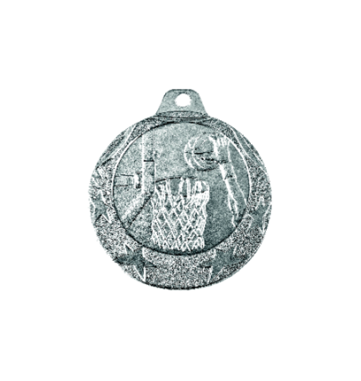 IL177/S medal 40mm koszykówka srebro