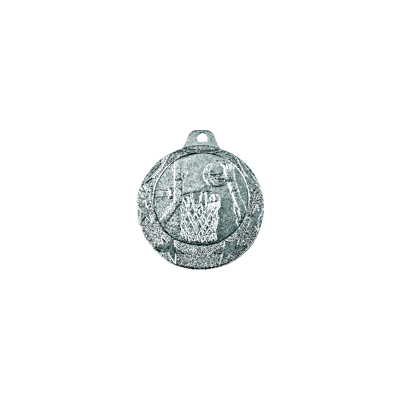 IL177/S medal 40mm koszykówka srebro
