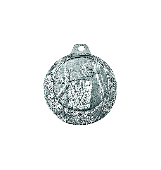 IL177/S medal 40mm koszykówka srebro