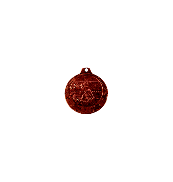 IL178 Medal 40mm brąz pływanie