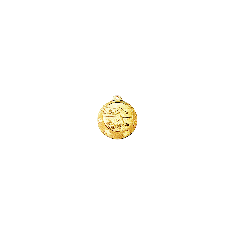 IL178 Medal 40mm złoto pływanie