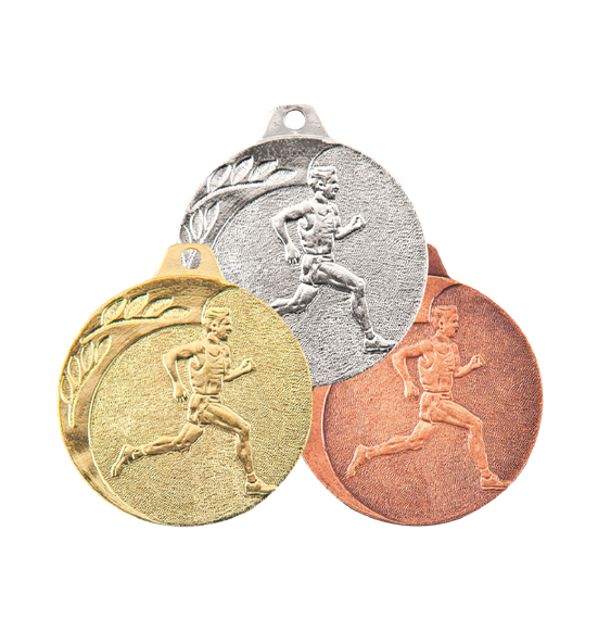 NP04/B medal brąz 40mm - bieg
