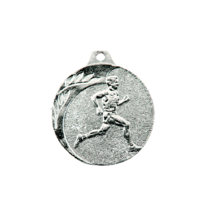 NP04/S medal srebro 40mm - bieg
