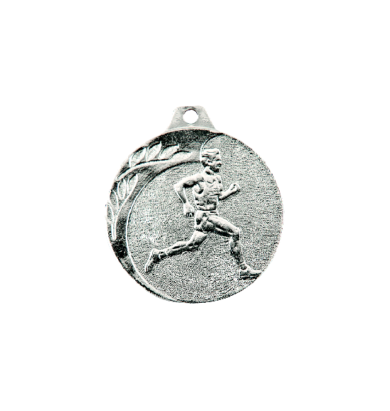 NP04/S medal srebro 40mm - bieg