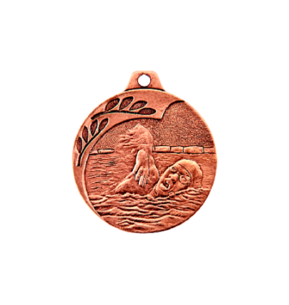 NP10/B medal brąz 40mm - pływanie NEW