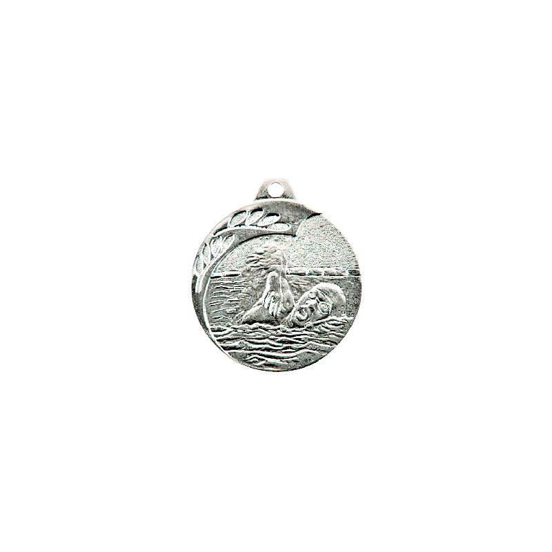 NP10/S medal srebro 40mm - pływanie NEW