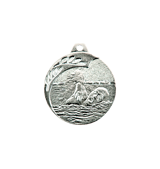 NP10/S medal srebro 40mm - pływanie NEW