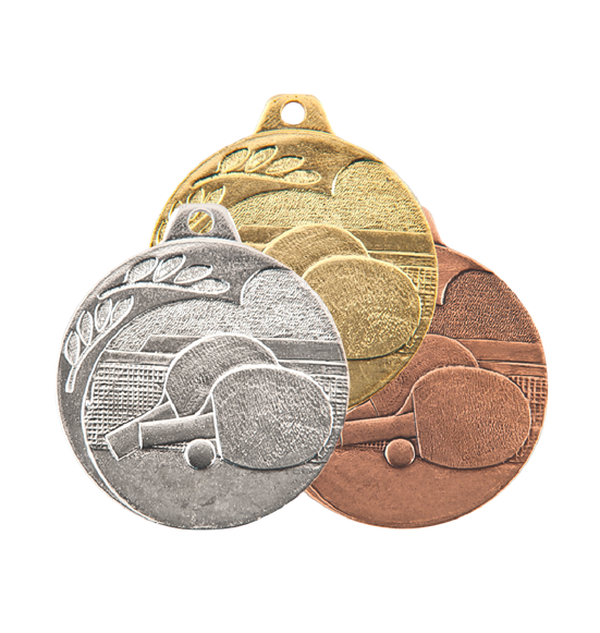 NP14/S medal srebro 40mm - tenis stołowy NEW