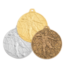 E11 Piłka Nożna medal brąz 50mm