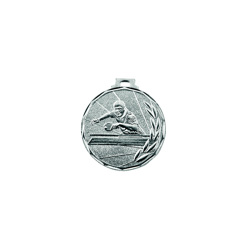 E7 Tenis stołowy medal srebro 50mm