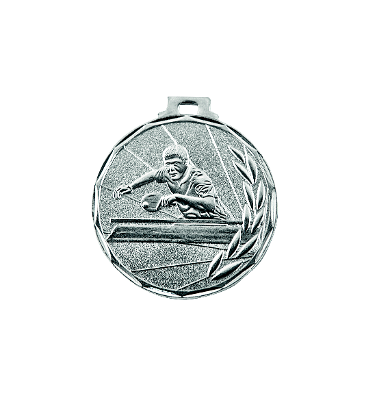 E7 Tenis stołowy medal srebro 50mm