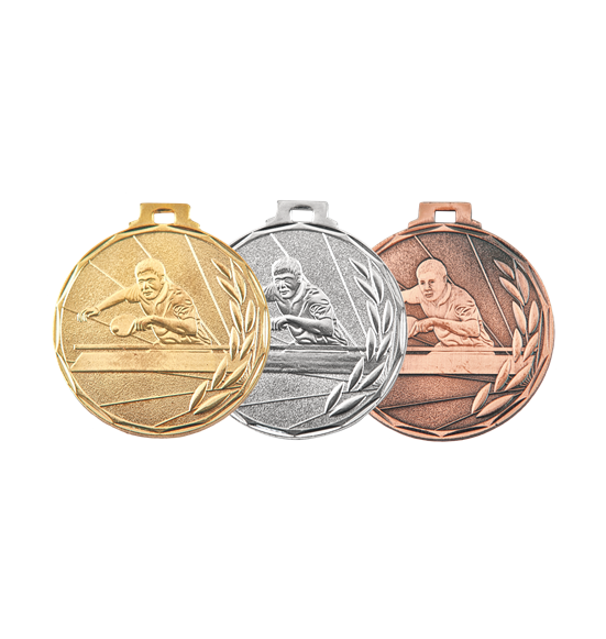 E7 Tenis stołowy medal srebro 50mm