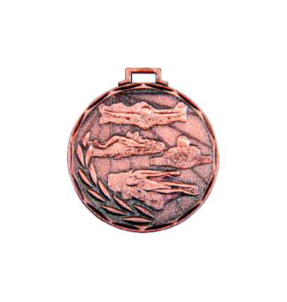 E9 pływanie medal brąz 50mm