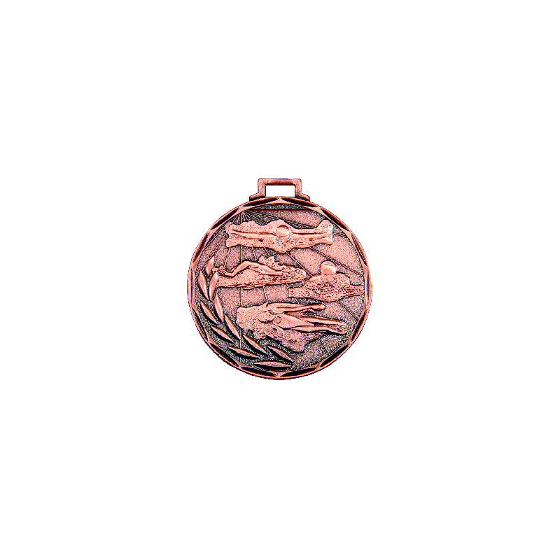 E9 pływanie medal brąz 50mm