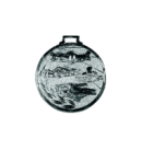 E9 pływanie medal srebro 50mm