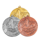 K10/50mm medal plywanie brąz