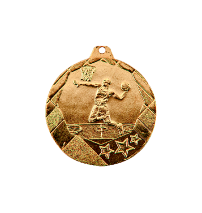 OT2/G medal złoto 50mm - koszykówka NEW