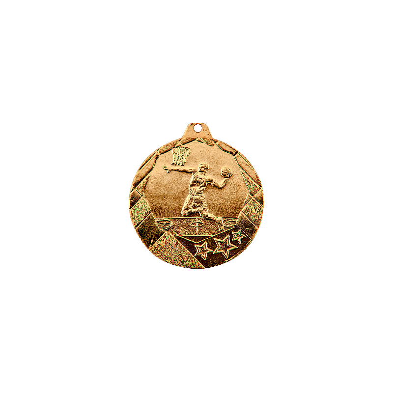 OT2/G medal złoto 50mm - koszykówka NEW