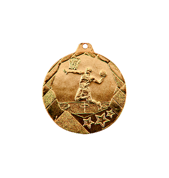 OT2/G medal złoto 50mm - koszykówka NEW