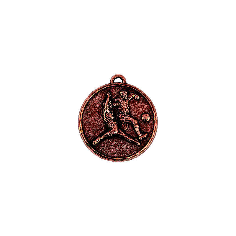 Z197 medal 50mm brąz piłka nożna