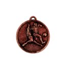 Z197 medal 50mm brąz piłka nożna