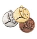 Z197 medal 50mm brąz piłka nożna