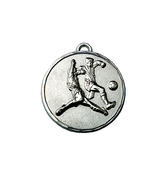 Z197 medal 50mm srebro piłka nożna