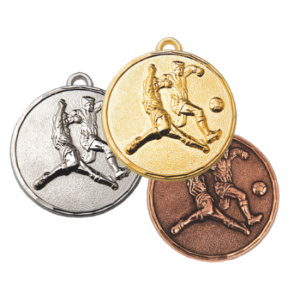 Z197 medal 50mm srebro piłka nożna