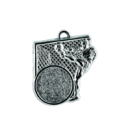 Z249 medal 55x50mm srebro piłka nożna