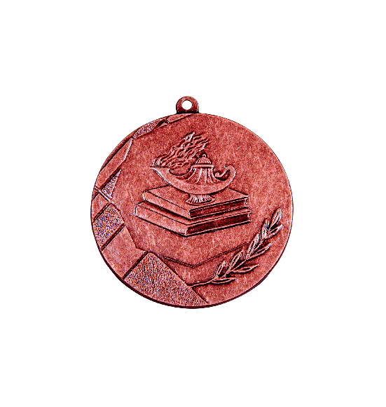 K16/50mm medal kaganek wiedzy brąz