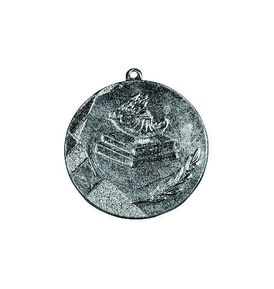 K16/50mm medal kaganek wiedzy srebro