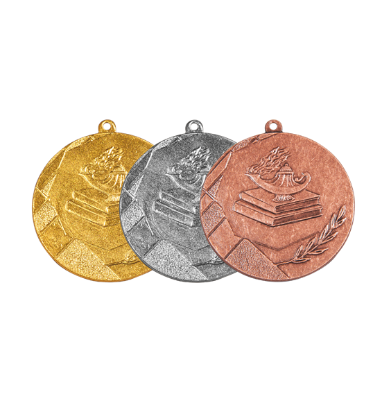K16/50mm medal kaganek wiedzy srebro