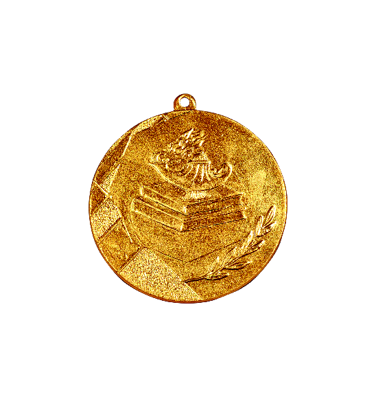 K16/50mm medal kaganek wiedzy złoto