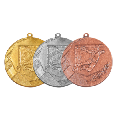 K8/50mm medal piłka ręczna brąz NEW